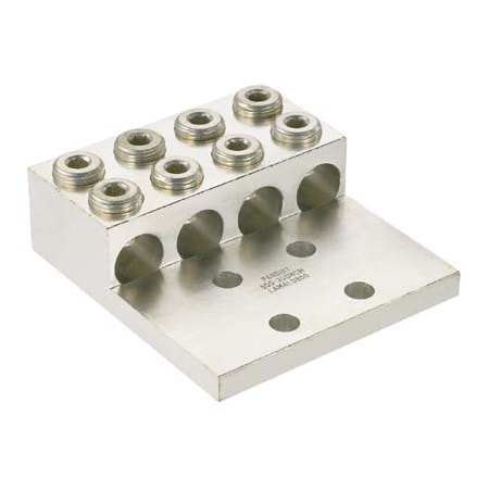 Panduit Aluminum Mechanical Lug, 4 Hole, 4 Barre LAM4LD600-12-1